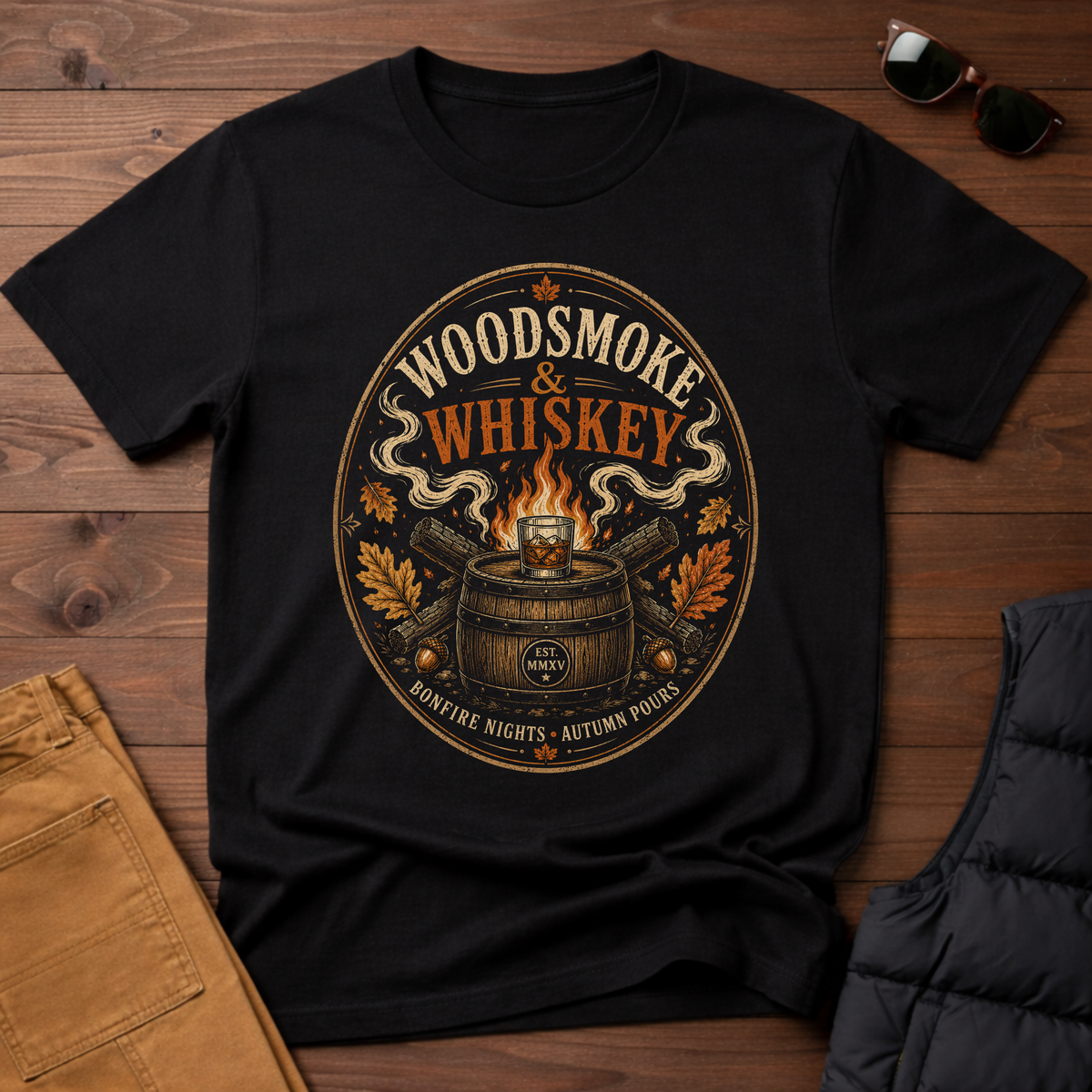 Woodsmoke & Whiskey T-Shirt