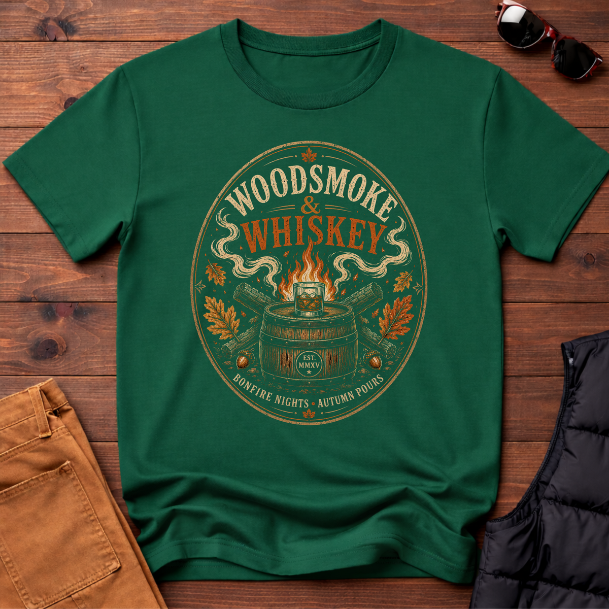 Woodsmoke & Whiskey T-Shirt