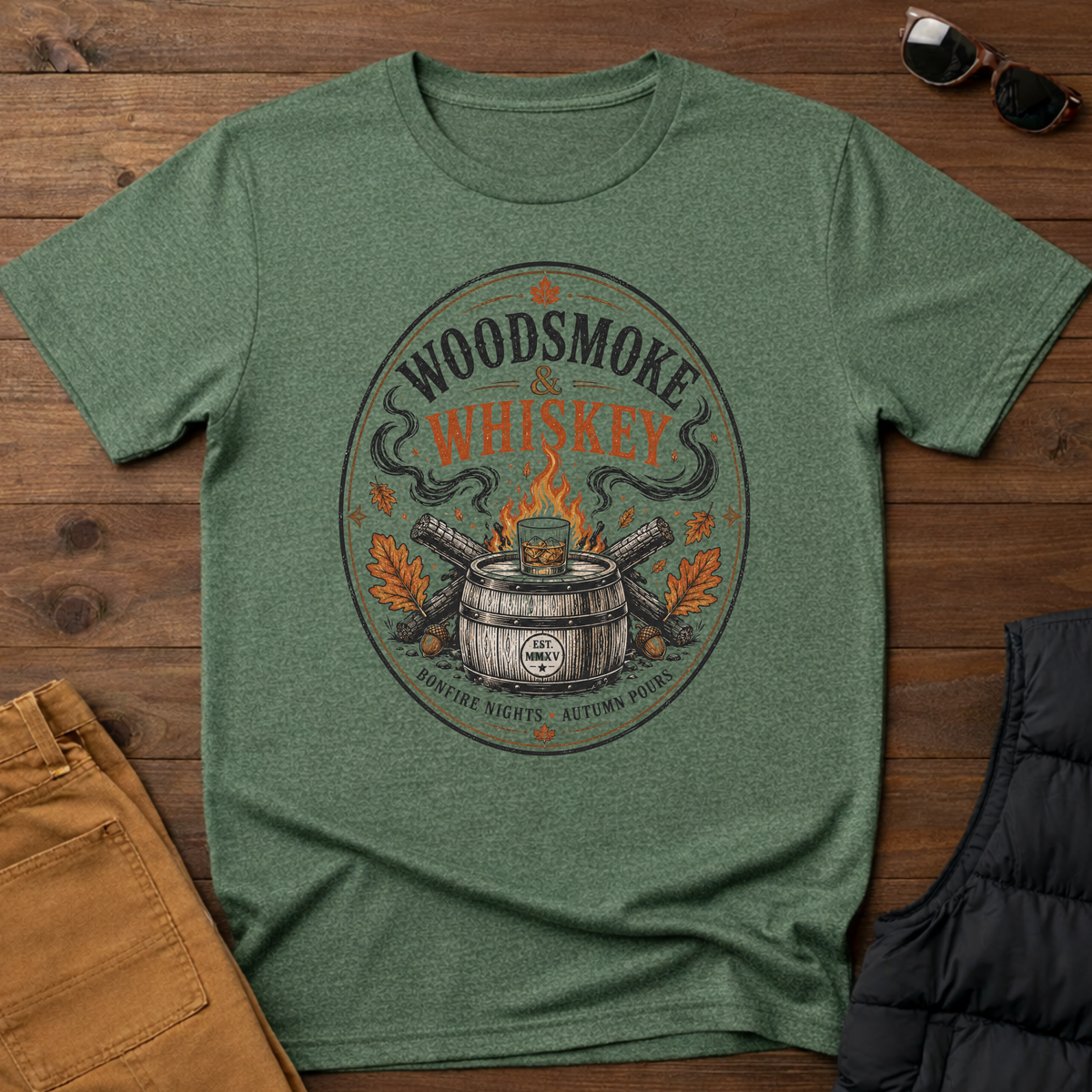 Woodsmoke & Whiskey T-Shirt