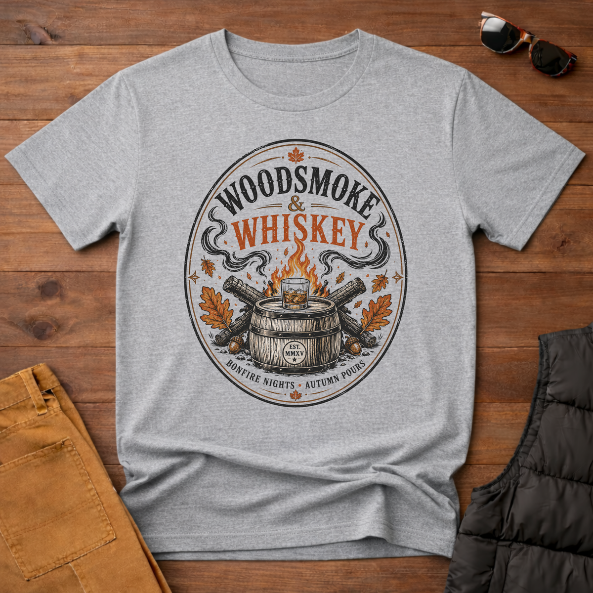 Woodsmoke & Whiskey T-Shirt
