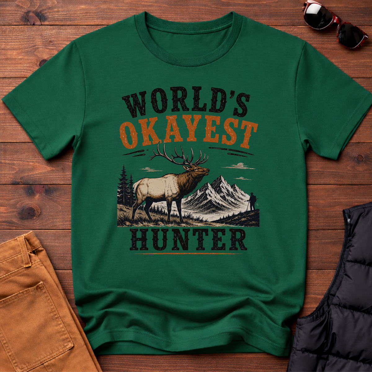 World's Okayest Hunter T-Shirt