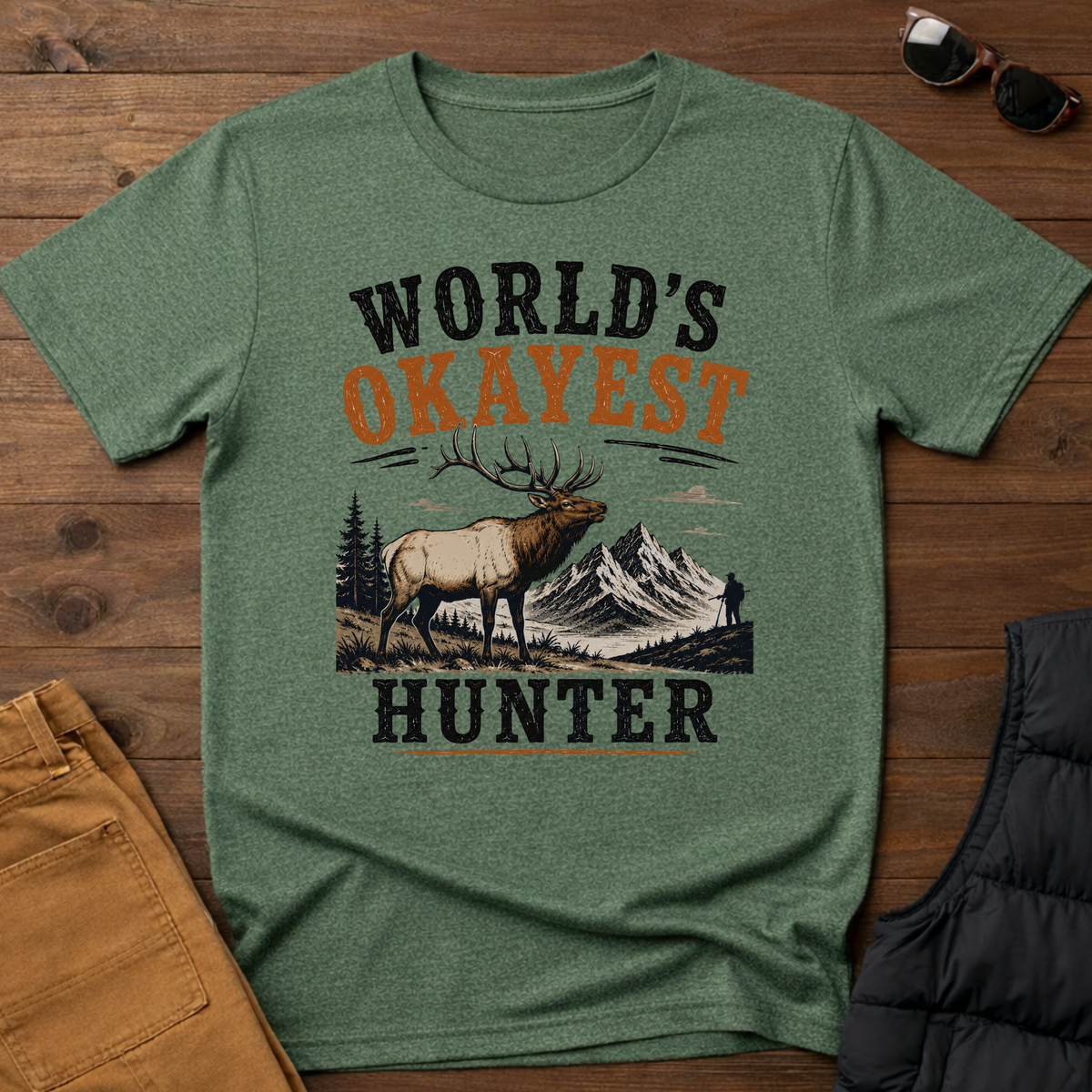 World's Okayest Hunter T-Shirt