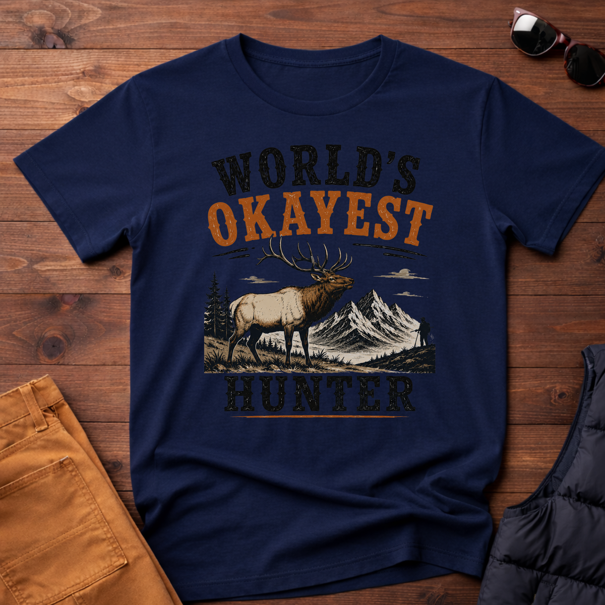 World's Okayest Hunter T-Shirt