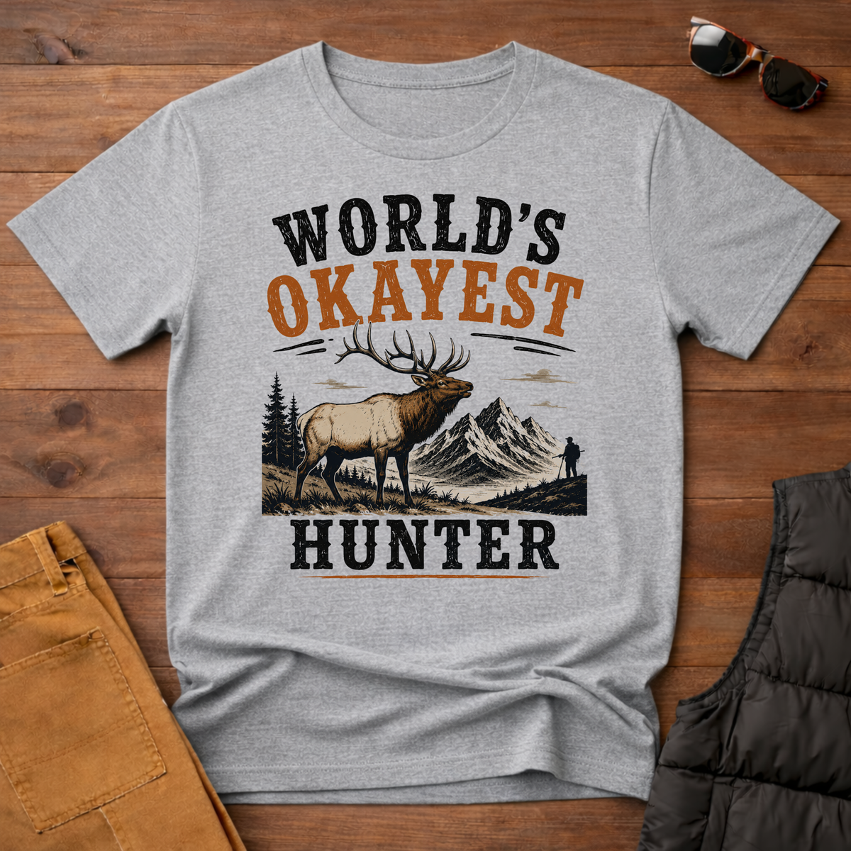 World's Okayest Hunter T-Shirt