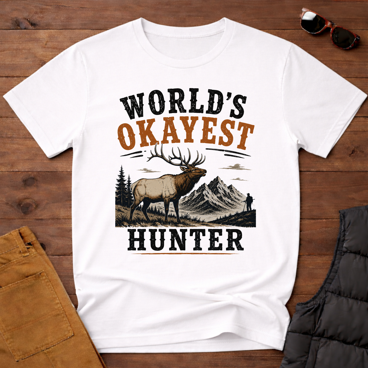 World's Okayest Hunter T-Shirt